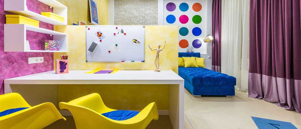 Цвет в интерьере детской комнаты